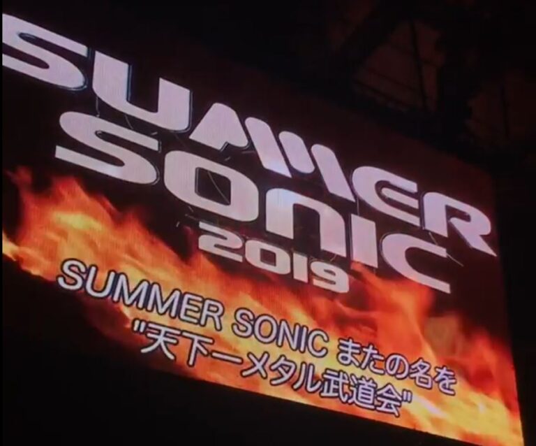 Вступление к выступлению BABYMETAL на Summer Sonic 2019